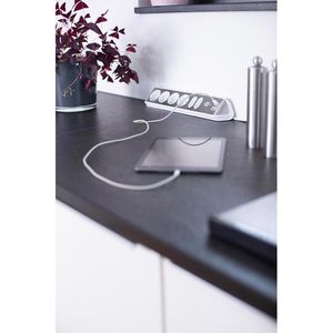 Produktbild für Tischsteckdose Brennenstuhl estilo, mit 2 m Schuko Kabel