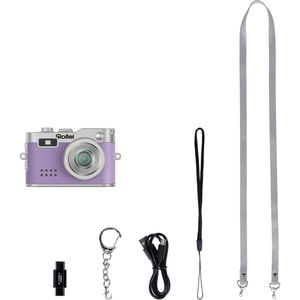 Produktbild für Kompaktkamera Rollei Mini lila, mit 0,96 Zoll Display