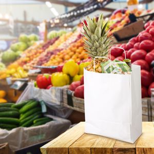 Produktbild für Papiertüten Mailmedia weiß