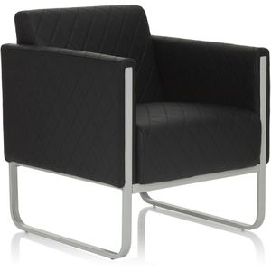 Loungesessel hJh-OFFICE ARUBA STEP, schwarz
