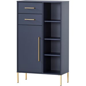 Highboard Schildmeyer Kent 153908, nachtblau, aus Holz