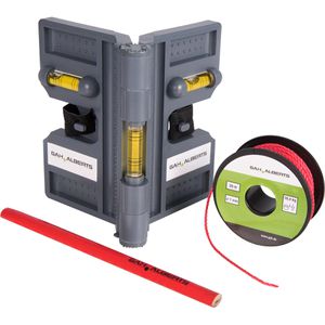 Winkelwasserwaage Alberts 212087, Set