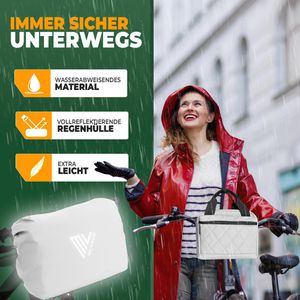 Produktbild für Fahrrad-Lenkertasche Mivelo Luna, grau, 6 Liter