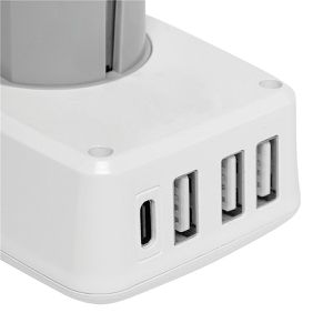 Produktbild für Steckdosenadapter Böttcher-AG weiß
