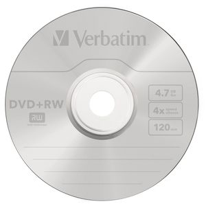 Produktbild für DVD-Rohlinge Verbatim 43229, wiederbeschreibbar, DVD+RW