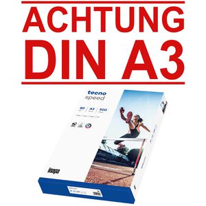 Kopierpapier Inapa tecno Speed, 2100011524, A3