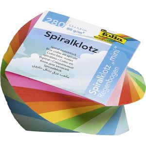 Produktbild für Zettelklotz Folia 9918 Regenbogen, geleimt