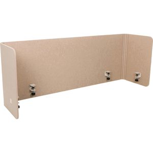 Produktbild für Tischtrennwand hJh-OFFICE 892005, beige