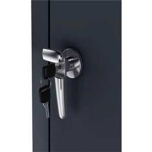 Produktbild für Mülltonnenbox Metzler MMB-2-1X, Metall