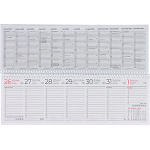 Produktbild für Tischkalender Herlitz 400207930, Compact, Wochenkalender quer