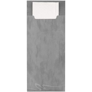 Produktbild für Bestecktaschen Papstar 87527, grau