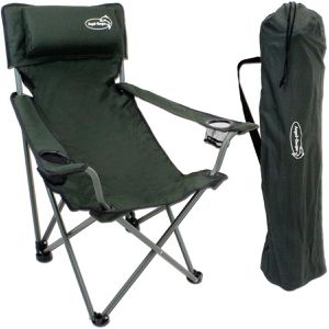 Campingstuhl Angel-Berger Luxus 180-00001, grün, bis 150 kg