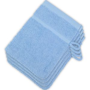 Produktbild für Waschlappen Gözze Sylt, taubenblau, 16 x 21 cm