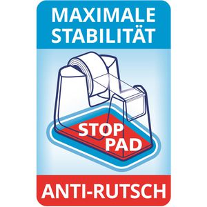 Produktbild für Klebebandabroller Tesa 53904 Smart, schwarz