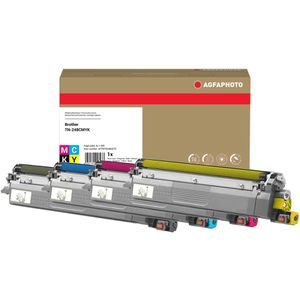 Toner AgfaPhoto für Brother TN-248VAL Multipack