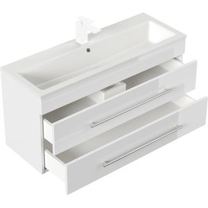 Produktbild für Waschtisch Posseik Portus1000 SlimLine, hängend,weiß hochglanz