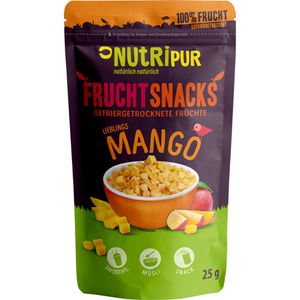 NutriPur Trockenfrüchte Mangostücke, gefriergetrocknet, 25g , , Stück