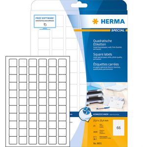 Inkjet-Etiketten Herma 8831 Special, weiß