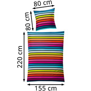 Produktbild für Bettwäsche Kleine-Wolke Rimini, Multicolor, Satin