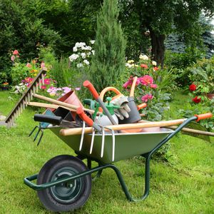 Produktbild für Schubkarrenrad Relaxdays 4.80/4.00-8, luftbereift