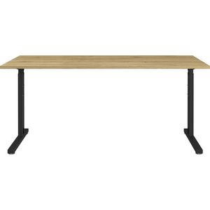 Produktbild für Schreibtisch Germania Profi 3.0, 4252-582, eiche / schwarz
