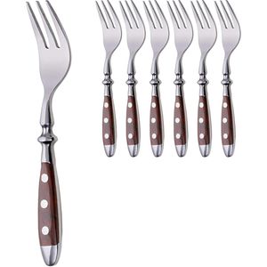 Kuchengabeln Gräwe Nürnberg geschmiedet, Edelstahl