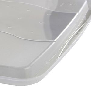 Produktbild für Deckel-Aufbewahrungsbox Keeeper Emilia, transparent