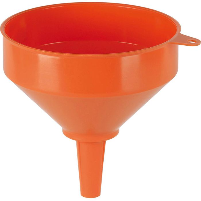 Pressol Trichter 02367020, orange, Kunststoff, Ø 25cm, 3,2l, mit  Messing-Sieb – Böttcher AG