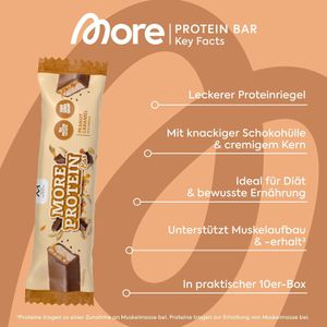 Produktbild für Proteinriegel More Soft Bars, 10 Riegel