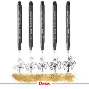 Produktbild für Fineliner Pentel Pointliner, S20P-8A