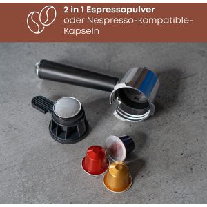 Produktbild für Espressomaschine Proficook PC-ES/KA 1266