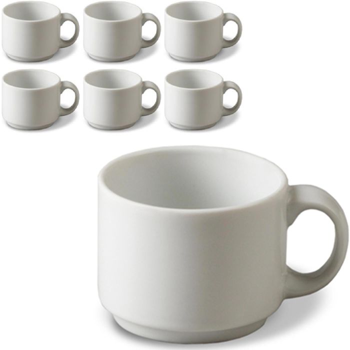 Böttcher-AG Espressotassen weiß, Porzellan, 6 Stück – Böttcher AG