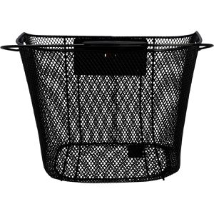 Produktbild für Fahrradkorb Fischer-MTS 86499, schwarz, aus Metall, 20 Liter