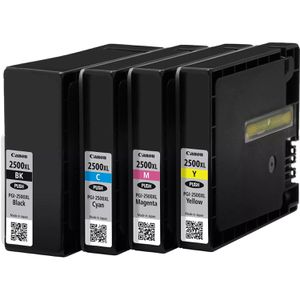 Produktbild für Tinte Canon PGI-2500XL BK, C, M, Y