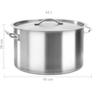 Produktbild für Kochtopf vidaXL 51140, 44 Liter