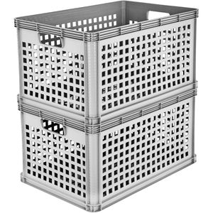Produktbild für Eurobox Keeeper Robert, grau, 64 Liter, lebensmittelecht