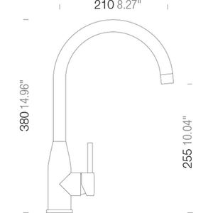 Produktbild für Küchenarmatur SCHOCK Kavus 559027PUR, Puro