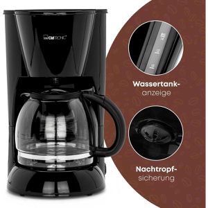 Produktbild für Kaffeemaschine Clatronic KA 3473, mit Glaskanne