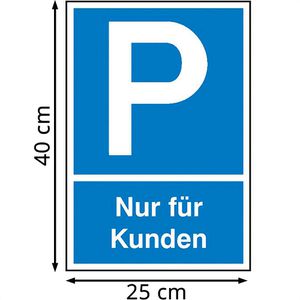 Produktbild für Parkplatzschild SafetyMarking aus Kunststoff