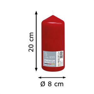 Produktbild für Kerzen Gala Typ 80/200, Stumpenkerze