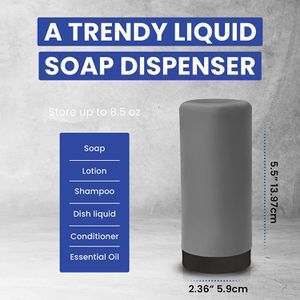 Produktbild für Spülmittelspender Wenko Easy Squeez-e, grau