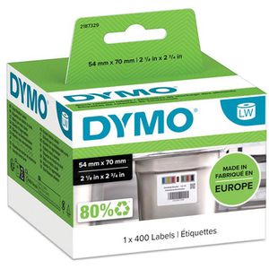 Dymo-Etiketten Dymo LabelWriter 2187329, weiß