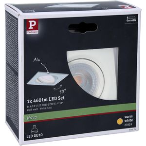 Produktbild für LED-Einbaustrahler Paulmann Nova, warmweiß