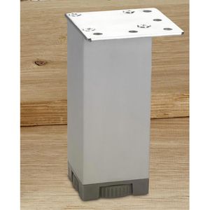 Produktbild für Möbelfuß SO-TECH ROMEO, 120467, silber, Metall