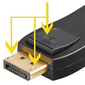 Produktbild für Displayport-Adapter Goobay 51719 HDMI, DisplayPort