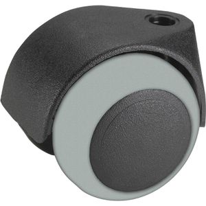 Produktbild für Möbelrolle Dörner+Helmer 761872, mit Rückenloch