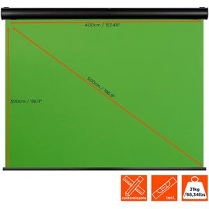 Produktbild für Greenscreen Celexon Motor Chroma Key