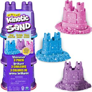 Produktbild für Kinetischer-Sand Kinetic-Sand Shimmers Multi Pack, 3 Farben