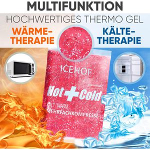 Produktbild für Kühlkompresse ICEHOF Kühlpads M, 3 Stück
