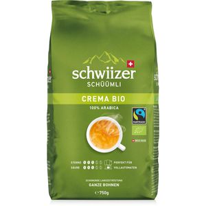 Kaffee Schwiizer-Schüümli Crema, BIO